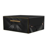 Wzxksoac Fundas para Muebles de Patio, Impermeable para Sofá de Exterior, para Mesa de Patio con Ventilación y Hebillas Resistentes Al Viento (250 X 210 X 90 cm)