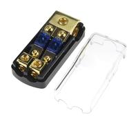 Wzxksoac Fusible de Fuente de Alimentación de una Salida y Dos Potencias, Fusible ANL de 60 A, Cable de Alimentación de Audio para Automóvil de Cobre Puro, Fusible de Seguridad.