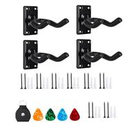 Wzxksoac Gancho de Pared para Montaje en Pared para Guitarra, Gancho para Exhibición de Instrumentos Musicales para Guitarra Acústica, Eléctrica, Banjo, Bajo y Ukelele