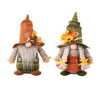 Wzxksoac Gnomo de Otoño, Calabaza, Girasol, Enano Sueco, Adornos de Felpa, Decoraciones para Navidad, Otoño, Decoración de Acción de Gracias