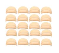 Wzxksoac Gorro de Peluca HD Gorro de Media Gorro de Peluca Transparente Gorro de Nailon Fino Cubiertas para la Cabeza Convenientes Multifuncionales, Beige 20 Piezas