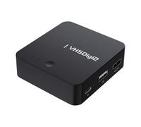 Wzxksoac Grabadora de Video AV, Conversión de Video Analógico A Digital, Almacenamiento en SD/USB, para, VCR, Hi8, Videocámaras y Reproductores de DVD.