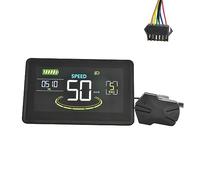 Wzxksoac H6C Bicicleta EléCtrica Pantalla LCD Medidor 24V-60V e Scooter Panel LCD Pantalla A Color con USB UART para Bicicleta EléCtrica (SM 6PIN)