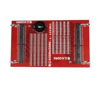 Wzxksoac Herramienta de Diagnóstico de Ranuras de Memoria para Portátiles, Ordenadores de Sobremesa, DDR4/DDR5, SDRAM SO-DIMM, Tarjeta de Prueba con Indicador LED.