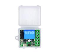 Wzxksoac Interruptor de Control Remoto Inalámbrico de 433 MHz, CC 12 V, 1 Canal, Módulo Receptor de Relé para Domótica, Color