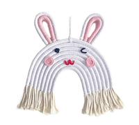 Wzxksoac Iris Colgante de Pared Macramé Tejido Iris Colgante de Pared Tejido A Mano Iris Fawn/León Iris Arte de la Pared Decoración de Pared,D
