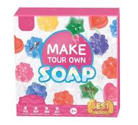 Wzxksoac Jabón de Cristal Hecho A Mano DIY, Planta de Jabón, Materiales para Hacer Jabón, Juego de Juguetes para Niñas, Regalo de Cumpleaños, Kit para Hacer Jabón