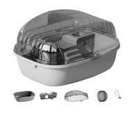 Wzxksoac Jaula para Hámster, Juguete para Patinar sobre Ruedas, Castillo Transparente, Adecuado para Ratones, Hámster, Conejillo de Indias, Accesorios para Animales Pequeños