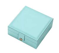 Wzxksoac Joyero Caja de Viaje de Almacenamiento de CosméTicos Multifuncional Caja de Almacenamiento de CosméTicos de JoyeríA Verde