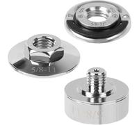 Wzxksoac Juego de 3 Adaptadores X-Lock para Amoladora Angular con Rosca de 5/8 de Pulgada para Discos de Corte y Lijado.