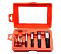 Wzxksoac Juego de 8 Extractores de Tornillos, Kit de Extracción de Tornillos Dañados y Rotos, Juego de Herramientas para Extraer Pernos de Tuberías de Agua.