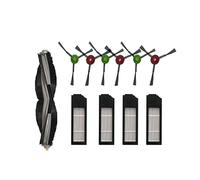 Wzxksoac Juego de Cepillo Lateral Principal Filtro HEPA para T10/T10 Turbo Piezas de Aspiradora Accesorios de Repuesto para el Hogar