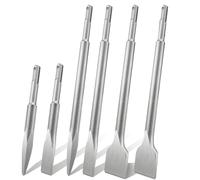 Wzxksoac Juego de Cinceles SDS Plus, 6 Piezas de Cinceles para Azulejos, Cinceles de Pala, Cinceles de Martillo Perforador para Hormigón, Mampostería, Azulejos y Adhesivo para Azulejos.