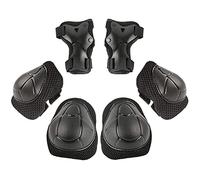 Wzxksoac Juego de Engranajes ProteccióN de 6 Piezas para NiñOs de 3 una 7 AñOs, Rodilleras, Coderas, MuñEqueras, Kit Protector de Seguridad para NiñOs, para Ciclismo Patinaje Bicicleta B
