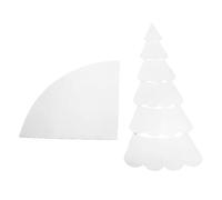 Wzxksoac Juego de Plantillas de Acolchado para Árbol de Navidad Hecho A Mano, Regla de Costura Multifuncional para Bricolaje, Herramientas Prácticas para Patrones Costura de 15 Pulgadas.