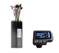 Wzxksoac Kit Controlador de Sinusoidal EN06 con Pantalla LCD para Bicicleta Eléctrica, 35 A, 36 V/48 V/52 V, para Modificación de Scooters y Bicicletas Eléctricas.