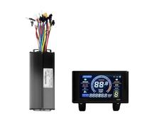 Wzxksoac Kit Controlador de Sinusoidal S966 con Pantalla A Color para Bicicleta Eléctrica, 35 A, 36 V/48 V/52 V, para Modificación de Scooters y Bicicletas Eléctricas.