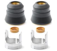 Wzxksoac Kit de 2 Puntas de Repuesto para Harbor Freight 45-45 TI-PC45 56255 Cortadora de Plasma de Titanio