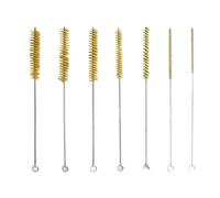 Wzxksoac Kit de 7 Cepillos de Alambre de Latón para Tubos, Cepillos de Alambre para, de 11.8 Pulgadas, Cerdas de Alambre para Limpiar Tuberías.