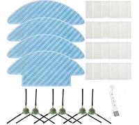 Wzxksoac Kit de Accesorios de Repuesto para M210 M210S M210B M213 Robot Aspirador Cepillo Lateral Filtro Fregona Cepillo de Limpieza