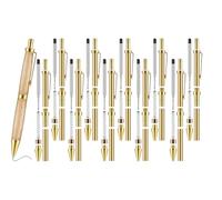 Wzxksoac Kit de Bolígrafo Retráctil para Torneado de Madera de 7 mm con Recambios. Suministros para Aficionados Al Bricolaje.