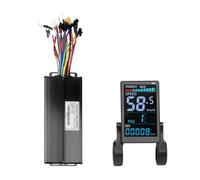 Wzxksoac Kit de Controlador de Sinusoidal para Bicicleta Eléctrica con Pantalla A Color M5, 35 A, 36 V/48 V/52 V, para Modificación de Scooters y Bicicletas Eléctricas.