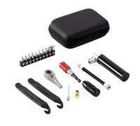 Wzxksoac Kit de Herramientas para Reparación de Bicicletas, Multiherramienta con Minibomba y Trinquete Reversible para Camping y Viajes.