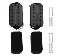 Wzxksoac Kit de Pastillas Humbucker para Guitarra Eléctrica de Doble Bobina, 52 mm de Puente y 50 mm de Mástil para Alnico 5.