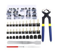 Wzxksoac Kit de Reemplazo de Puntas para Tacones Altos, Tacos Deslizantes en Forma de U de 8 Mm, 9 Mm, 10 Mm, 10,5 Mm, 11 mm y 12 Mm.