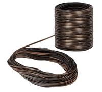 Wzxksoac Kit de Reparación de Mimbre de 138 M, Suministros para Reparación de Muebles, Sofás y Sillas de Ratán para Patio, Tejido Alargado en Color Marrón Café Degradado.