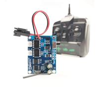 Wzxksoac Kit de Transmisor y Receptor de Gran Potencia, de Radiocontrol Remoto para de Cebo RC, Control Remoto DIY, Distancia de 500 M, 1 Juego.