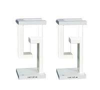 Wzxksoac Lámpara de Mesa Suspendida, Carga Inalámbrica para Teléfono Móvil, Luz, Regalo para Novia, Nueva Lámpara de Junto A la Cama