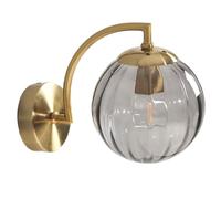 Wzxksoac Lámpara de Pared con Bola de Cristal LED para Dormitorio, Iluminación de Fondo para Sala de Estar, Escalera, B