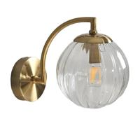 Wzxksoac Lámpara de Pared con Bola de Cristal LED para Dormitorio, Iluminación de Fondo para Sala de Estar, Escalera A