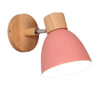 Wzxksoac Lámpara de Pared LED Nórdica, Minimalista, de Hierro, Decorativa, para Dormitorio, Pasillo, Restaurante, Iluminación Interior, Color Rosa.