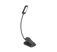 Wzxksoac LáMpara LED Recargable para Libros, Adecuada para Leer en la Cama, Temperatura de 3 Colores para el Cuidado de los Ojos, LáMpara de Lectura de Libros con Clip de Luz PequeñA