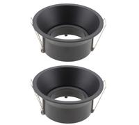Wzxksoac Lámparas de Techo LED Empotrables Redondas y Cuadradas MR16 GU10, Negro Ajustable.