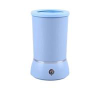 Wzxksoac Lavadora de Pies para Mascotas, Eléctrica, Automática, para Perros, de Bajo Ruido, Portátil, para Limpieza de Pies, Color Azul