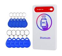 Wzxksoac Lector de Tarjetas NFC Max, Grabador, Bluetooth, IC ID, RFID, Duplicador, Lector de Tarjetas con Cifrado para Ascensores, Compatible con Android e IOS, HarmonyOS.