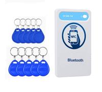Wzxksoac Lector de Tarjetas NFC PRO, Grabador, Bluetooth, IC ID, RFID, Duplicador, Lector de Tarjetas con Cifrado para Ascensores, Compatible con Android e IOS, HarmonyOS