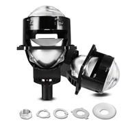 Wzxksoac Lente de Proyector Bi LED de 3 Pulgadas, Faros Delanteros Blancos, Luces para H4 H7 9005 9006 10000LM 6000K Haz Alto y Bajo LHD