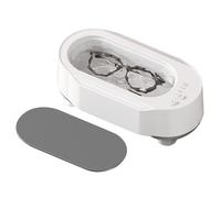 Wzxksoac Limpiador Ultrasónico de Joyas, 15 Oz, 45 KHz, Limpiador Ultrasónico de un Solo Toque para Limpiar Anteojos y Relojes