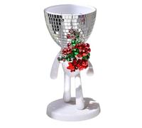Wzxksoac Lindos Maceteros Suculentos Artificiales, Mini Decoración Suculenta Falsa de Plástico en Maceta, Macetas Creativas con Forma Blancas
