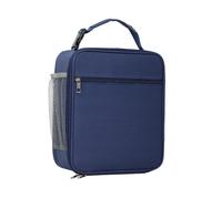 Wzxksoac Lonchera para Hombres y Mujeres, Lonchera con Capacidad, Bolsas de Almuerzo Reutilizables, Bolsa de Almuerzo con Aislamiento, Refrigerador para Lonchera (Azul)