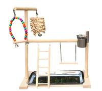 Wzxksoac Los Estantes de Madera para Loros Pequeños y Medianos y Las Áreas de Juego y Ejercicio para Loros Están Diseñados para Loros Pequeños
