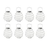 Wzxksoac Luces Colgantes en Espiral LED Alimentadas por EnergíA Solar IluminacióN Exterior Linterna de Alambre LED Spiralight (Luz Espiral X8) CáLido