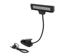 Wzxksoac Luz de Atril Recargable por USB, 10 LED Brillantes, LáMpara de Mesita de Noche, LáMpara de Lectura de Escritorio