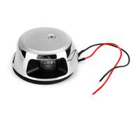 Wzxksoac Luz de Navegación LED Marina, Luces Laterales Rojas y de Acero Inoxidable, Montaje Horizontal de 12 V para Pontones y Embarcaciones Pequeñas.