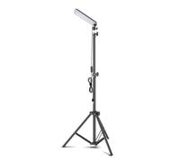 Wzxksoac Luz de Trabajo LED Portátil para Exteriores, Trípode USB, Lámpara de Camping, Telescópico, Lámpara de Pilar para Viajes, Pesca, Espectáculos en