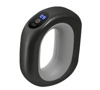 Wzxksoac Masajeador de Anillo Portátil, Paquete con Modo de Vibración, Masajeador Deportivo Eléctrico, Masajeador Muscular, Color Negro